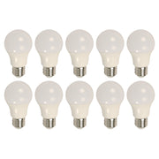 Set 10 bombillos led 7W E27 A60 6.000 K ECOMAX
