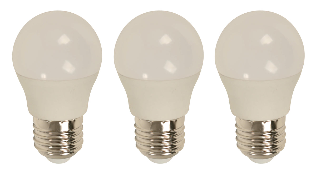 Set 3 bombillos led 5 W E27 G45 6.000 K ECOMAX