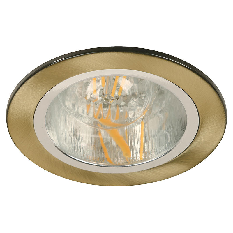 Recessed E27 9 W antique bronze 13.5 x 12 x 12 cm