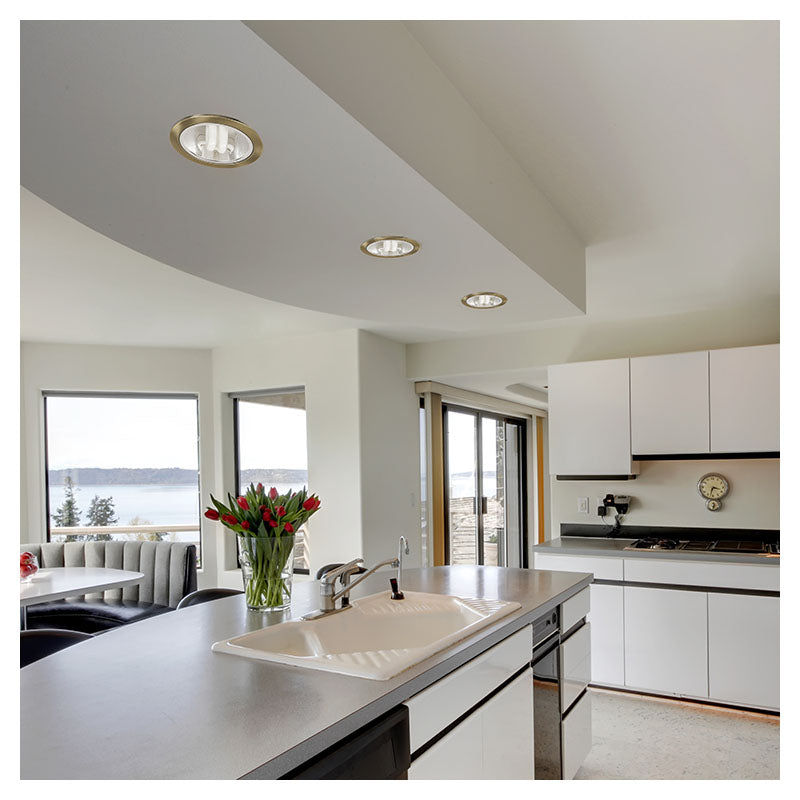 Recessed E27 9 W antique bronze 13.5 x 12 x 12 cm