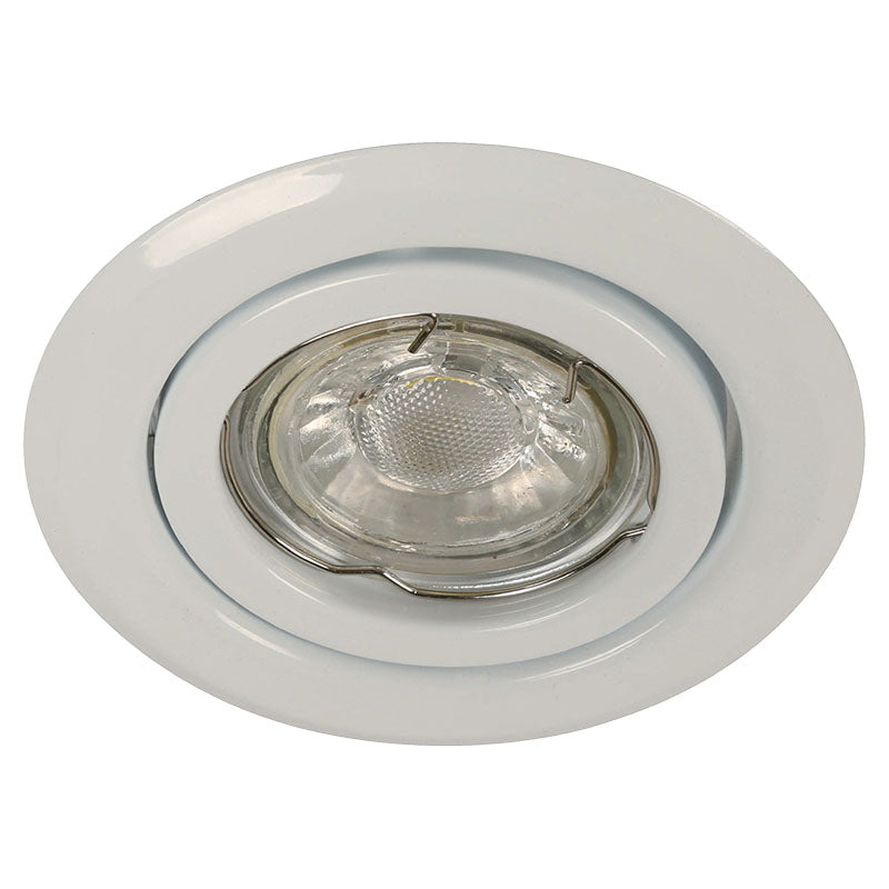 Empotrable GU10 y G5.3 50 W blanco 2,4 x 9,7 x 9,7 cm