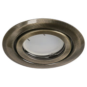 Empotrable GU10 50 W bronce antiguo 2,4 x 9,7 x 9,7 cm