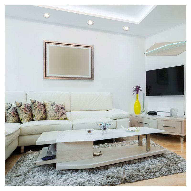Recessed GU10 5 W warm white light 2.4 x 9.7 x 9.7 cm