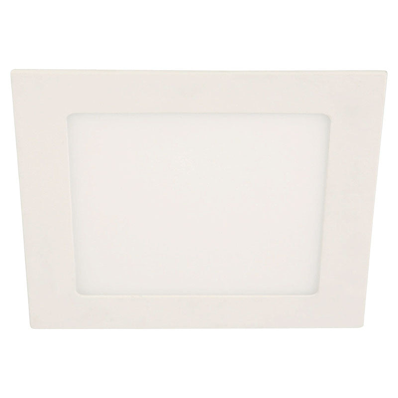 12 W white recessed light, cool white (6,000 K), 2 x 17 x 17 cm