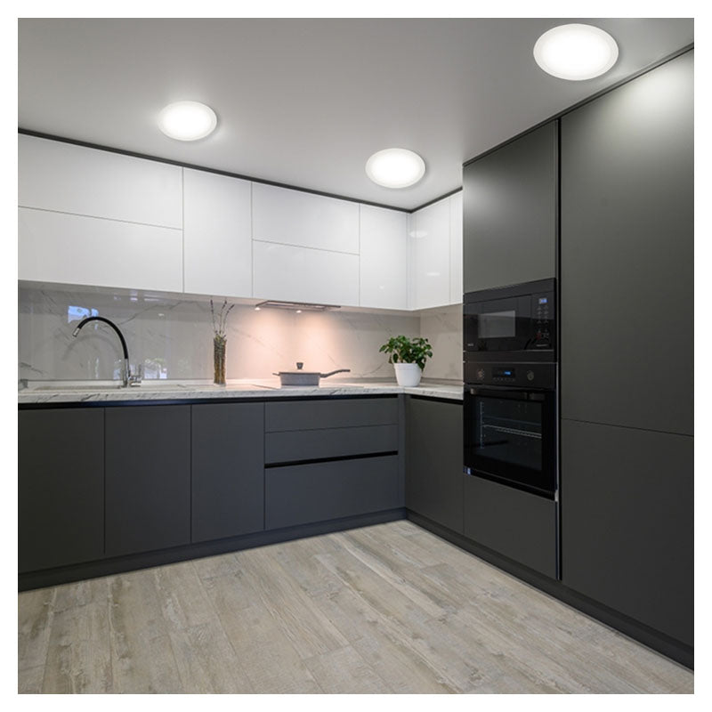 Recessed 25 W white cool light (6000 K) 1.8 x 30 x 30 cm
