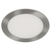 Recessed 12 W satin nickel cool white (6,000 K) 2.1 x 17 x 17 cm