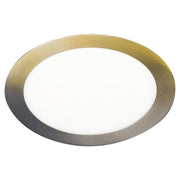 Recessed 18 W satin nickel cool white (6,500 K) 1.9 x 22.4 x 22.4 cm