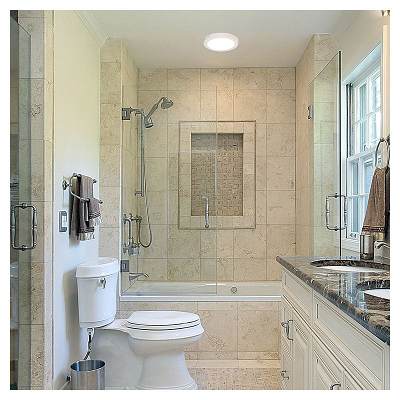 12 W surface-mount LED panel, white, neutral light (4,000 K), 3.2 x 17 x 17 cm