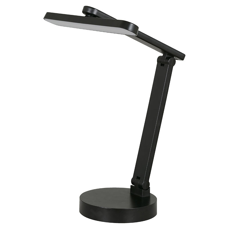 Lámpara LED de escritorio moderna ajustable negro luz variable de batería recargable 24766