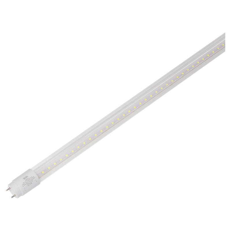 Tubo led 9 W G13 T8 24" acabado transparente Ecomax