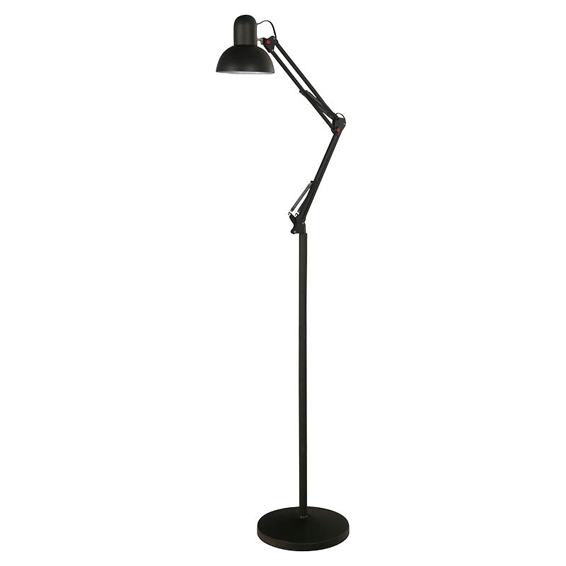 Lámpara de pie 1 luz E27 40 W negra