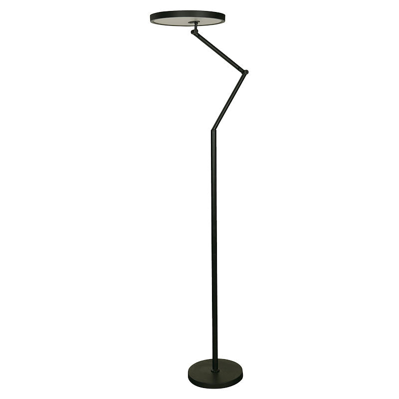 Lámpara de pie LED negro mate luz mixta 24670-2