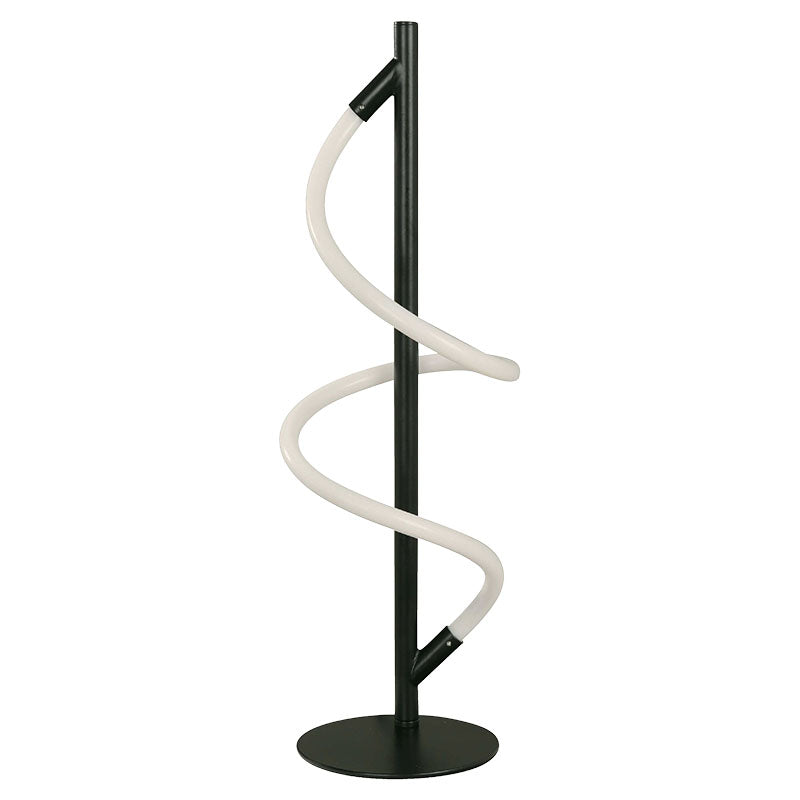Modern silver table lamp 1 LED light 24121
