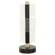 Lámpara de mesa dorado y negro 33625