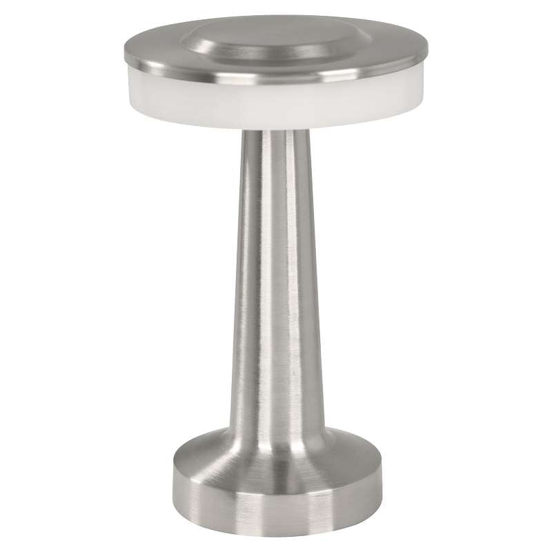 Lámpara mesa LED 3 W níquel satinado USB + táctil + atenuable 25063-4