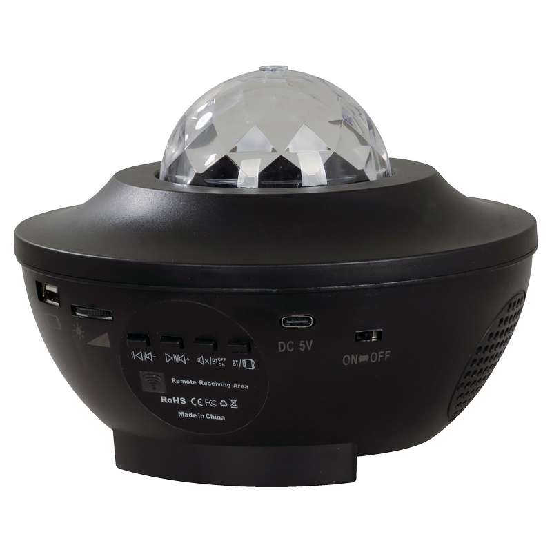 Lámpara mesa LED 5 W luz disco + bluetooth + bocina + control remoto 33684-2
