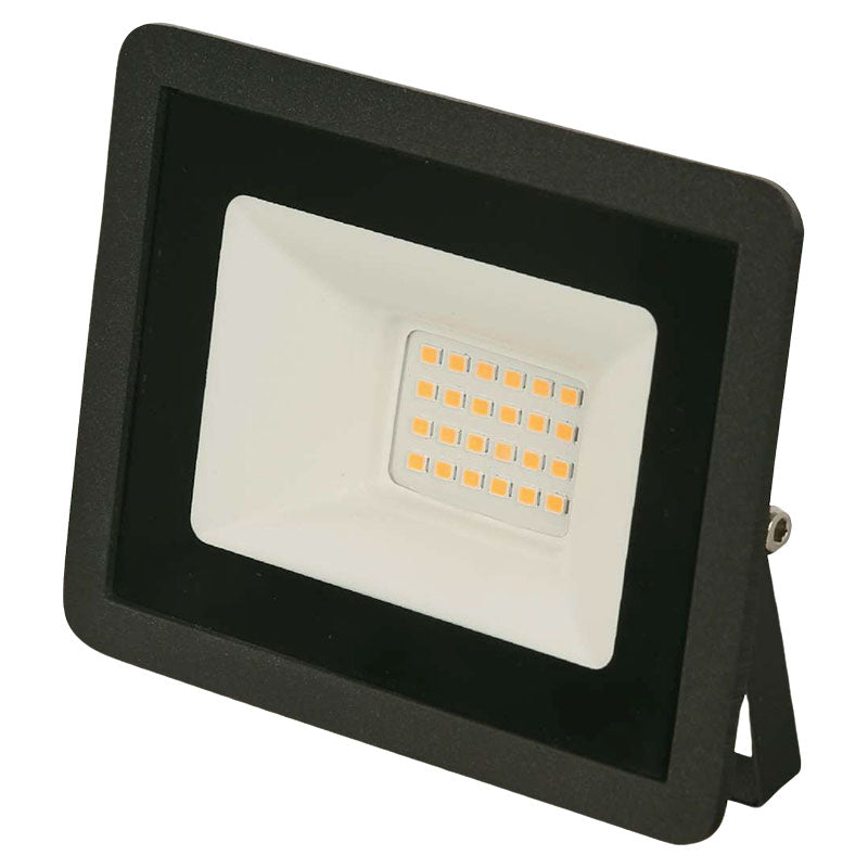 General Lighting 20W LED warm light black outdoor spotlight