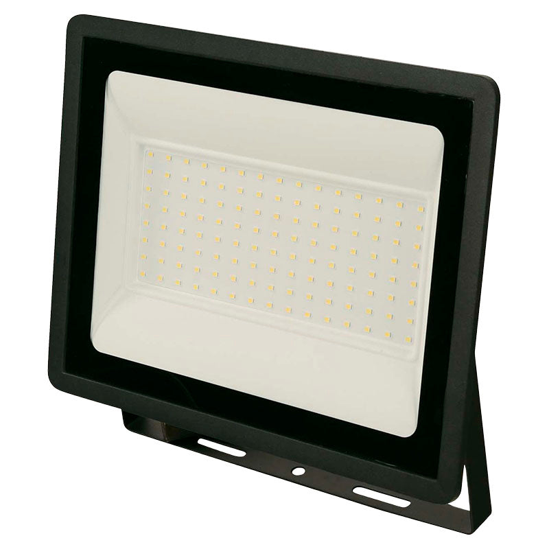 Black outdoor LED floodlight 100 W cool white General Lighting