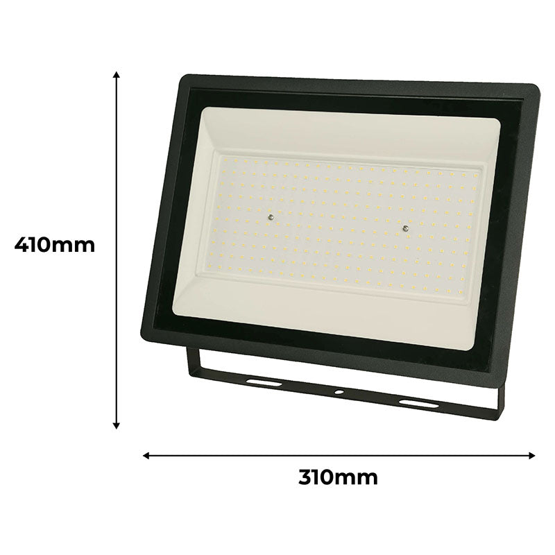 General Lighting 150W LED Black Outdoor Floodlight, Cool White