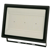 Outdoor black LED floodlight 200W cool white General Lighting