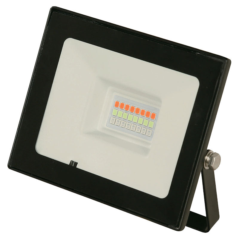 Reflector negro exterior led 10 W luz RGB General Lighting