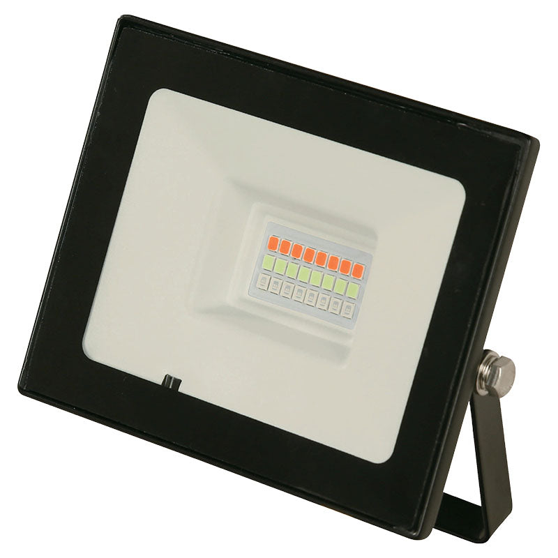 Reflector negro exterior led 20 W luz RGB General Lighting