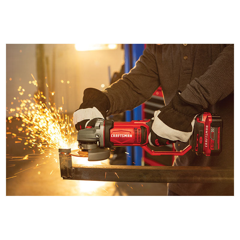 Esmeril inalámbrico 4 1/2" 20 V batería y cargador incluido