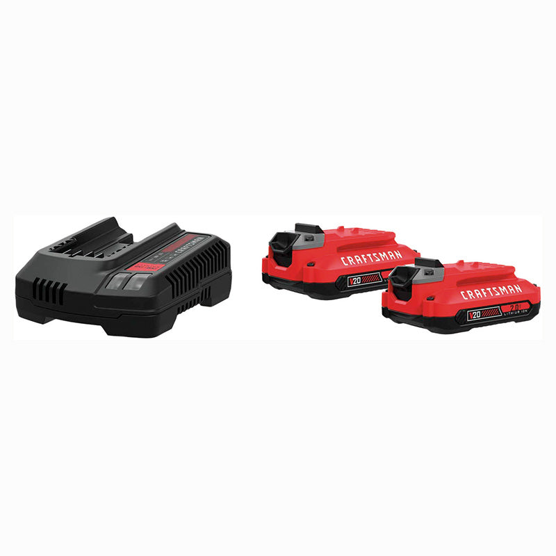 Kit cargador y 2 baterías 2.0 ah 20 V max