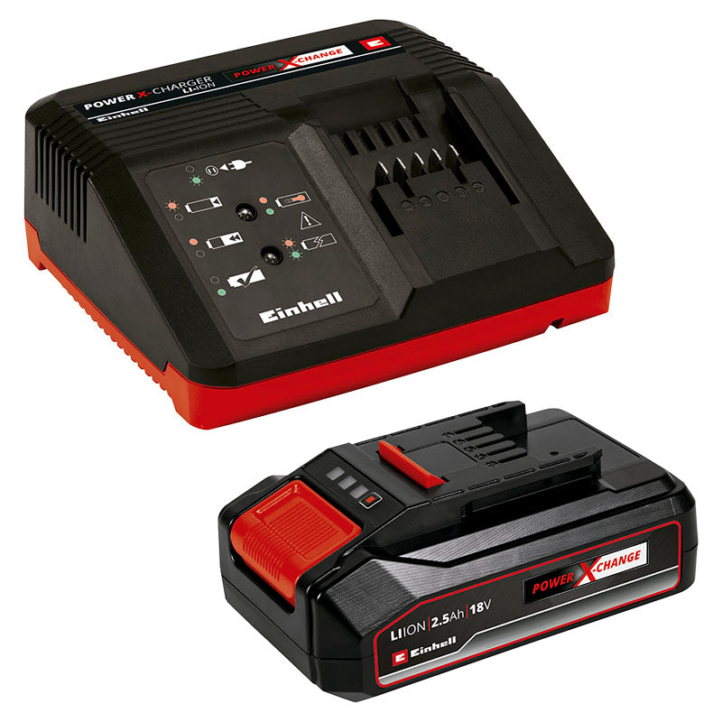 Kit cargador 18 V + batería 2,5 ah PXC Einhell