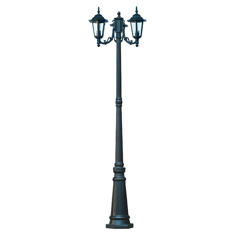 Modern Black Floor Lamp 3 Lights E27 2363-2
