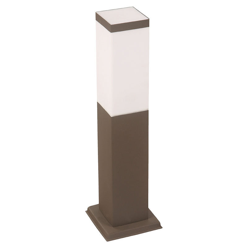 Farol poste café 1 luz 45 x 12,5 x 12,5 cm