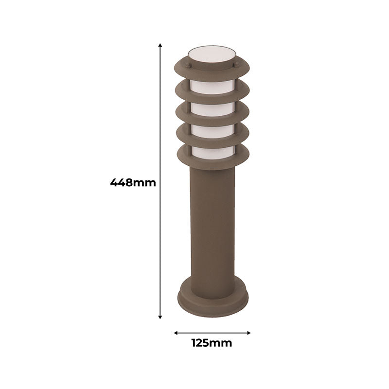 Lámpara tipo poste chocolate 1 luz E27 23458-2