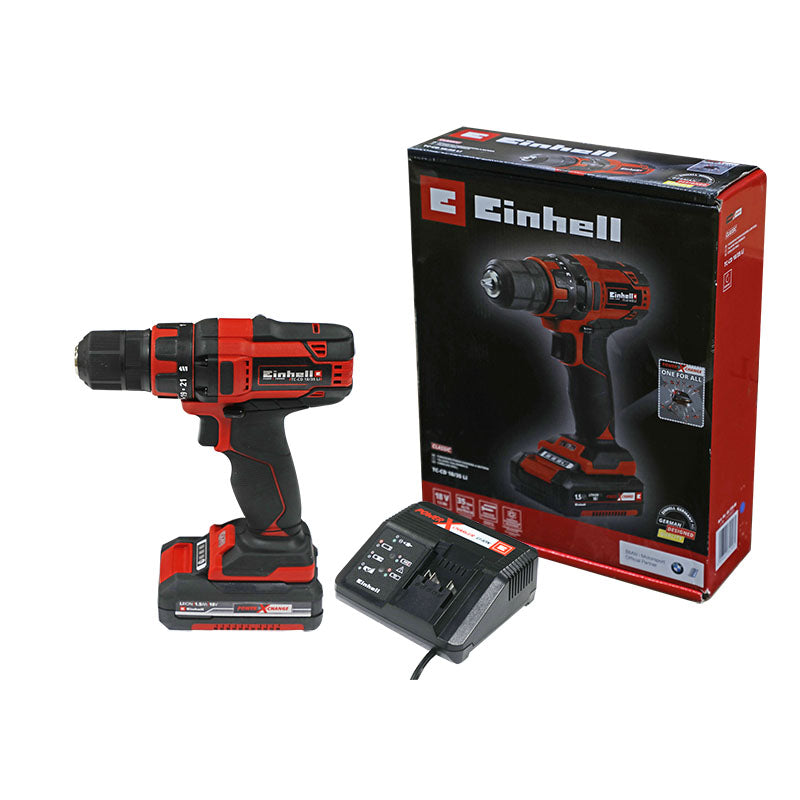 Kit taladro atornillador inalámbrico 3/8" 18 V PXC 35 nm Einhell
