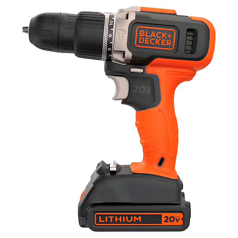 Taladro inalámbrico 3/8" 20 V Black+Decker
