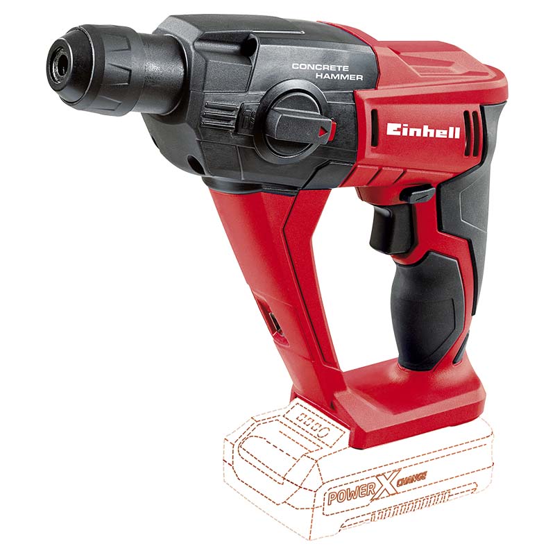 Rotomartillo 18 V 1,2 J Einhell SDS 5.700 gpm (Batería se vende por separado)