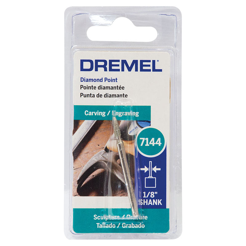 Dremel 7144 3/32" Diamond Wheel Point, engrave or groove
