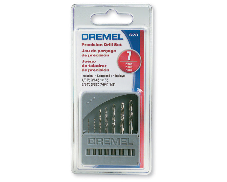 Dremel HSS Drill Bit Set 628-01 - 7 pieces