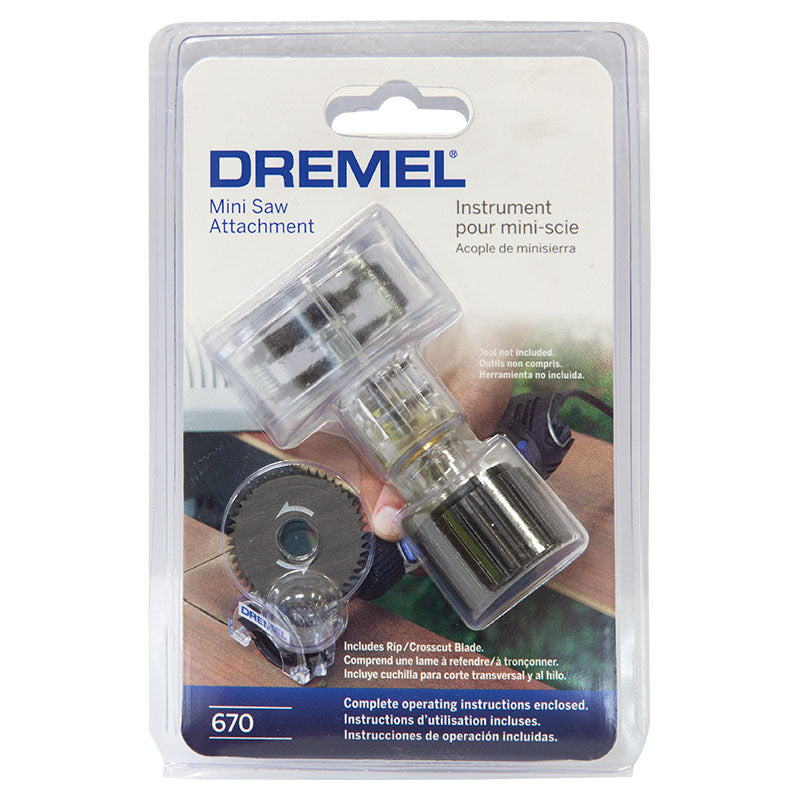 Acople para mini sierra Dremel 670