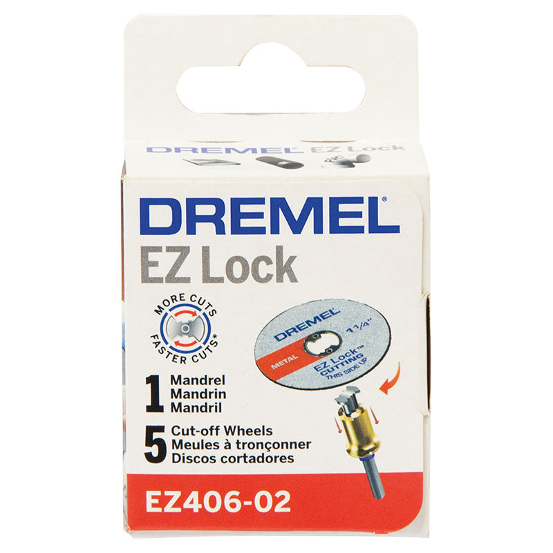 Mandrel and 1 1/2" Metal Cut-Off Wheel Dremel EZ406