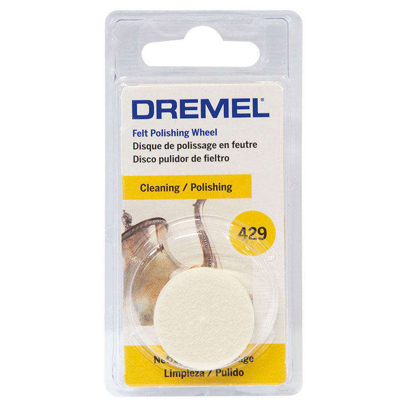 Disco pulido de fieltro Dremel 429. 1" de diámetro