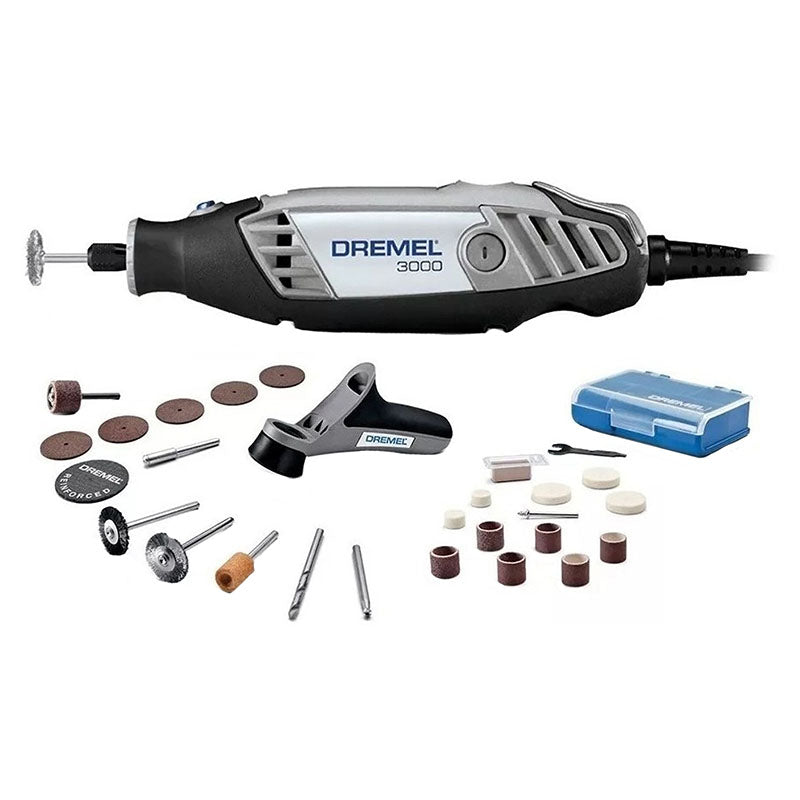 Rotary Tool 3000-1/26 144 W combo 26 accessories and case Dremel