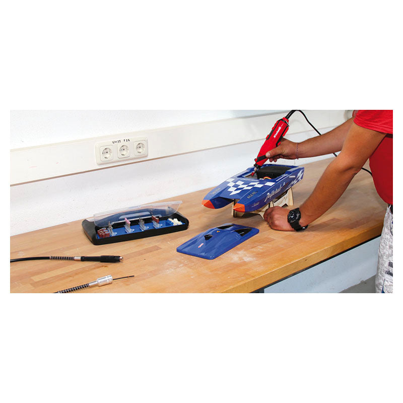 Einhell Classic 135 W rotary tool kit with 189 accessories