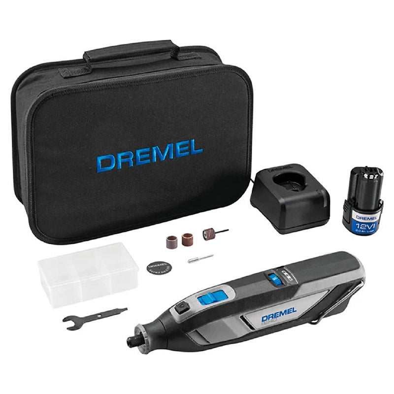 Dremel Minitorno 8240  inalámbrico 12 V 5 accesorios y maletín de transporte Dremel