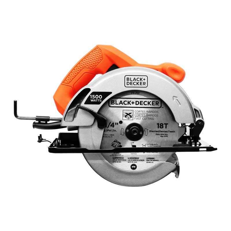 Sierra circular 7 1/4" 1.400 kW Black + Decker