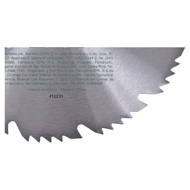 Disco corte profundo para sierra circular 7 1/4" 60 dientes