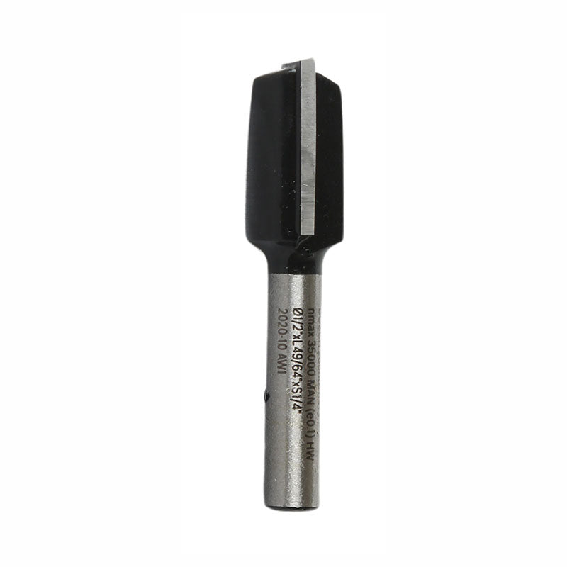 Router bit for grooving 1/2 x 25/32" on 1/4
