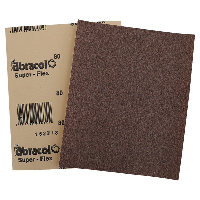 Lija madera #80 9" x 11" Abracol