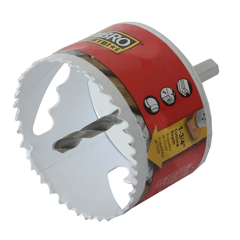 Broca sierra doble para metal 3"