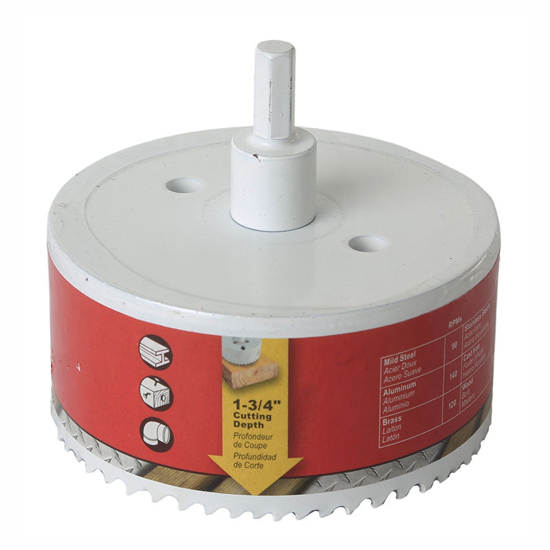 Bi-metal hole saw 4"