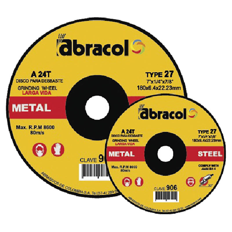 Metal grinding disc 4 1/2" dt27